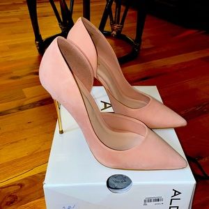 ALDO Blush Suede Shoes